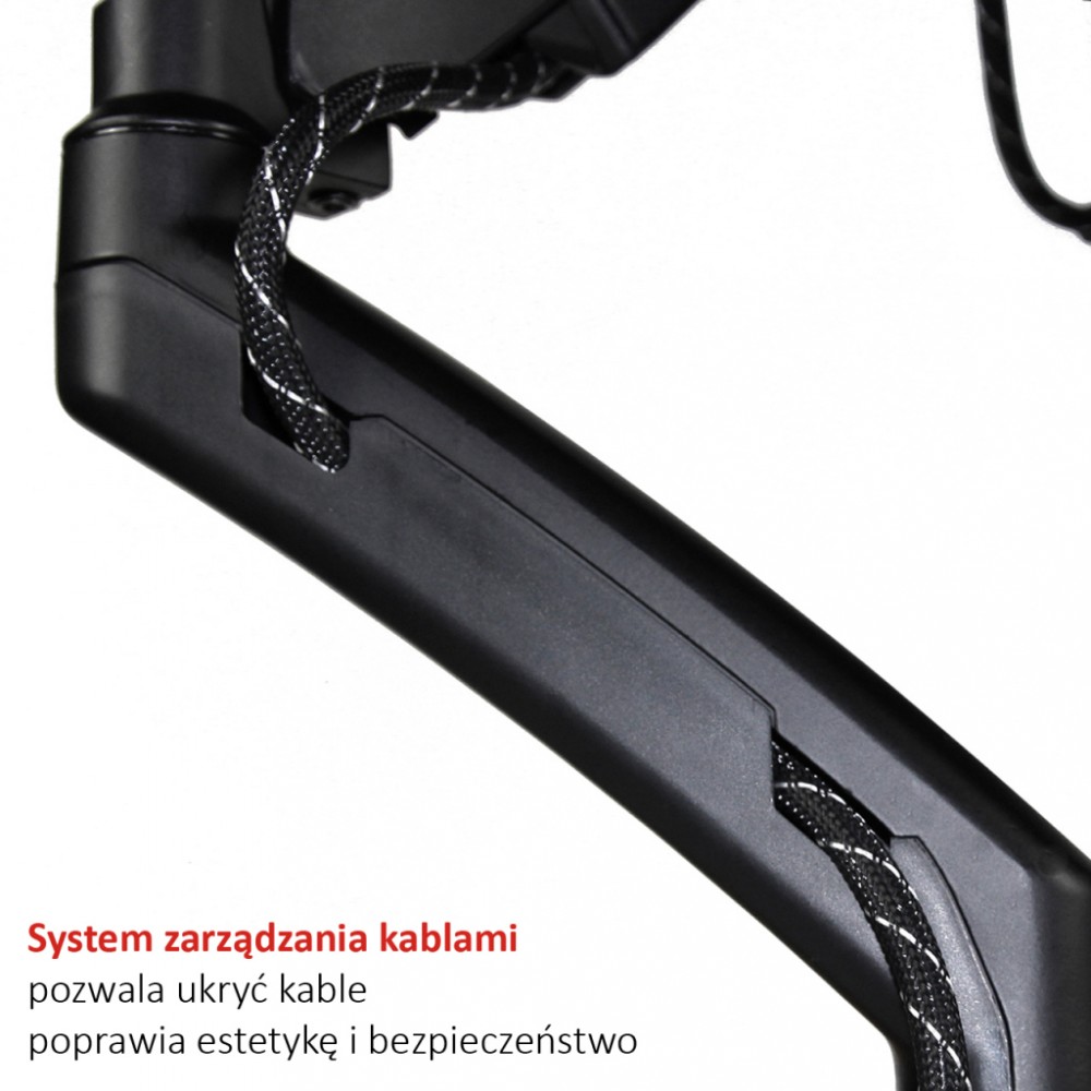 Uchwyt biurkowy na sprężynie gazowej do 1 monitora LCD/LED 13-27"            L-11GD